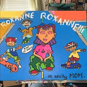 Colorful Skateboard Art Canvas -Rocketpower